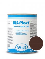 Краска WS-Plast 8014 (темно-коричневый) 0,75 л