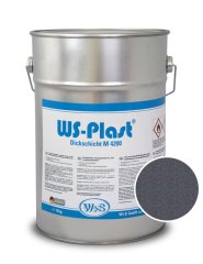 Краска WS-Plast 0008 (темный графит), 11 кг