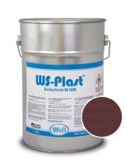 Краска WS-Plast 0024 (шоколадный графит), 11 кг