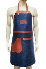 Подарочный кожаный фартук для мужчин BC-03 (DB)