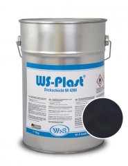 Краска WS-Plast 0001 (черный), 11 кг