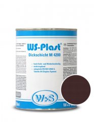 Краска WS-Plast 8017 (шоколадно-коричневый) 0,75 л