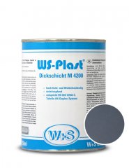 Краска WS-Plast DB702 (серый), 0.75 л