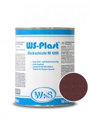 Краска WS-Plast 0024 (шоколадый графит) 0,75 л
