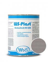 Краска WS-Plast 0020 (сатин. нержавейка) 0,75 л