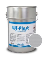 Краска WS-Plast 0004 (серебро), 11 кг
